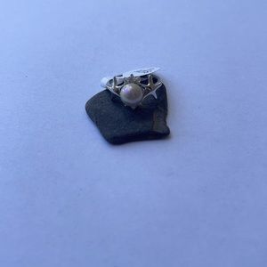 **LAST CHANCE** Sea inspired Ring with Pearl and Starfish